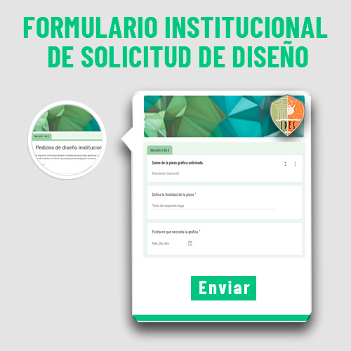 Pedidos de diseño institucional